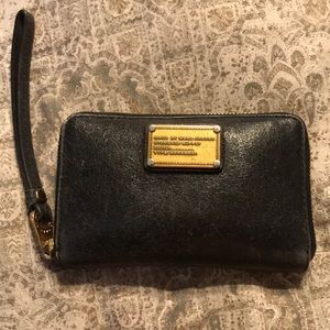 Marc Jacobs Black Wallet Wristlet
